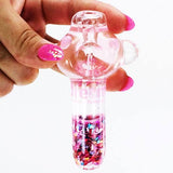 Pink Galaxy Glitter Pipa pipe