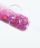 Pink Galaxy Glitter Pipa pipe