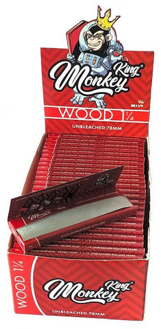 Monkey King Wood 1 1/4 Rolling papers