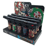 Sky Torch Sugar Skull Soplete Calaca