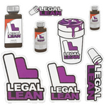 Legal Lean Sticker Pack 8 Variedad