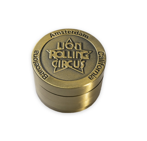 Grinder Lion Rolling Circus Gold