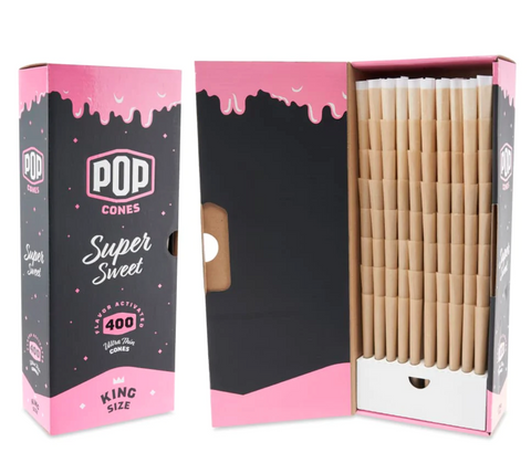 Pop Conos Saborizados Caja 400 King Size