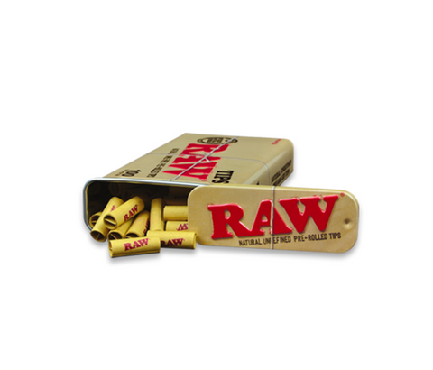 Filtros Raw Pre-Rolled Tips Tin