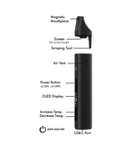 King Palm | Herbalizador Noir Vaporizer