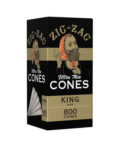 Zig Zag | Ultra Thin Cones King Size 800 Box